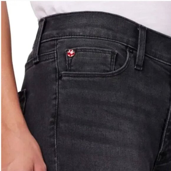 Hudson Natalie Midrise Jeans with Raw Hem - Picture 6 of 6